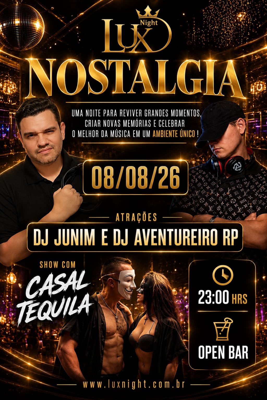08 agosto open bar