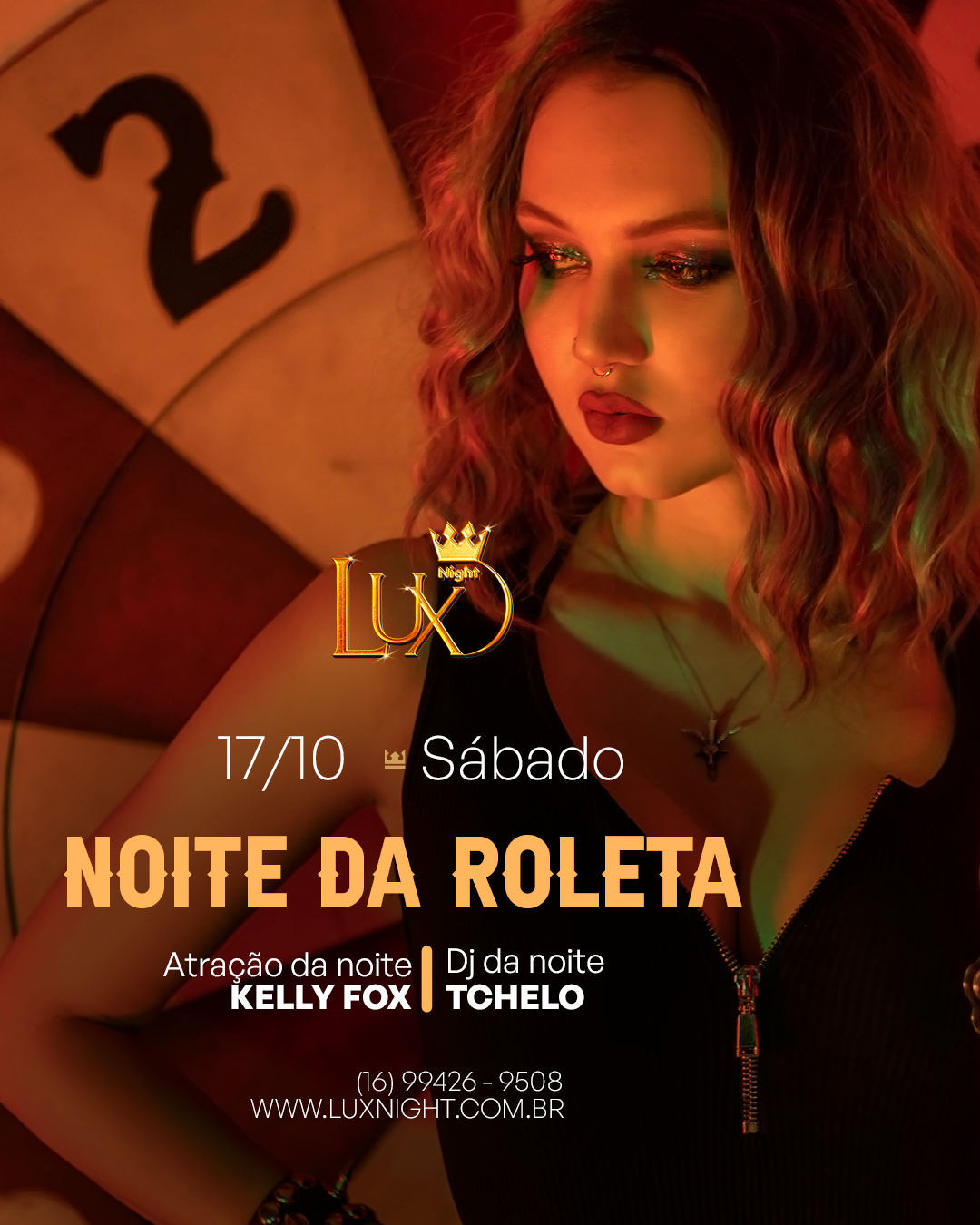 Evento de sábado na Lux Night